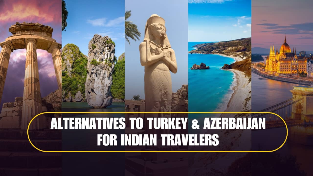 15 Amazing Travel Alternatives to Turkiye and Azerbaijan for Indian Tourists in 2025