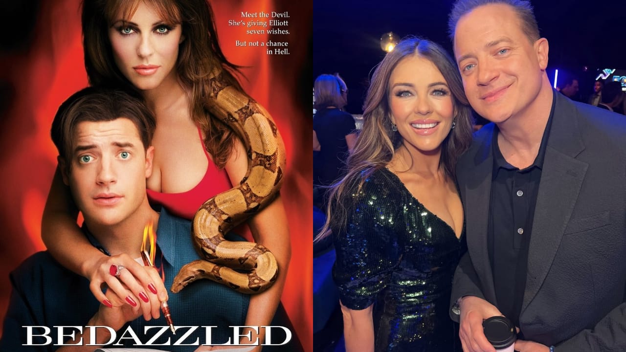 Elizabeth Hurley reunites with Brendan Fraser for animated series Breaking Bear after 25 years