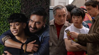 Ajay Devgn and Yug Devgan launch Hindi version of Karate Kid trailer