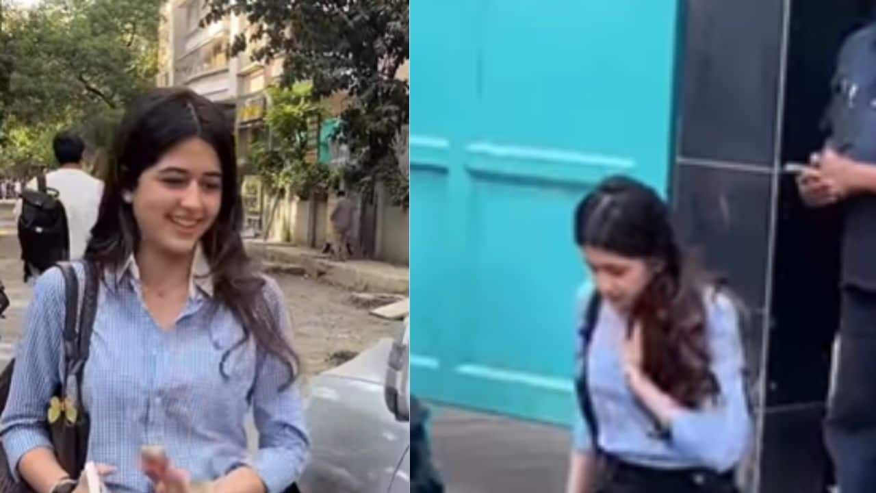 Rajesh Khanna’s granddaughter Naomika Saran fuels debut buzz with Maddock Films office visit, watch here
