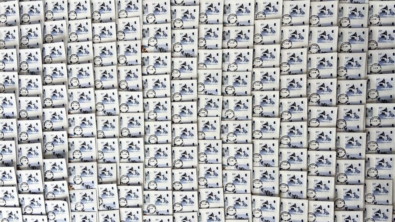 BAT-stamped mail ready to go (Image: UKAHT)