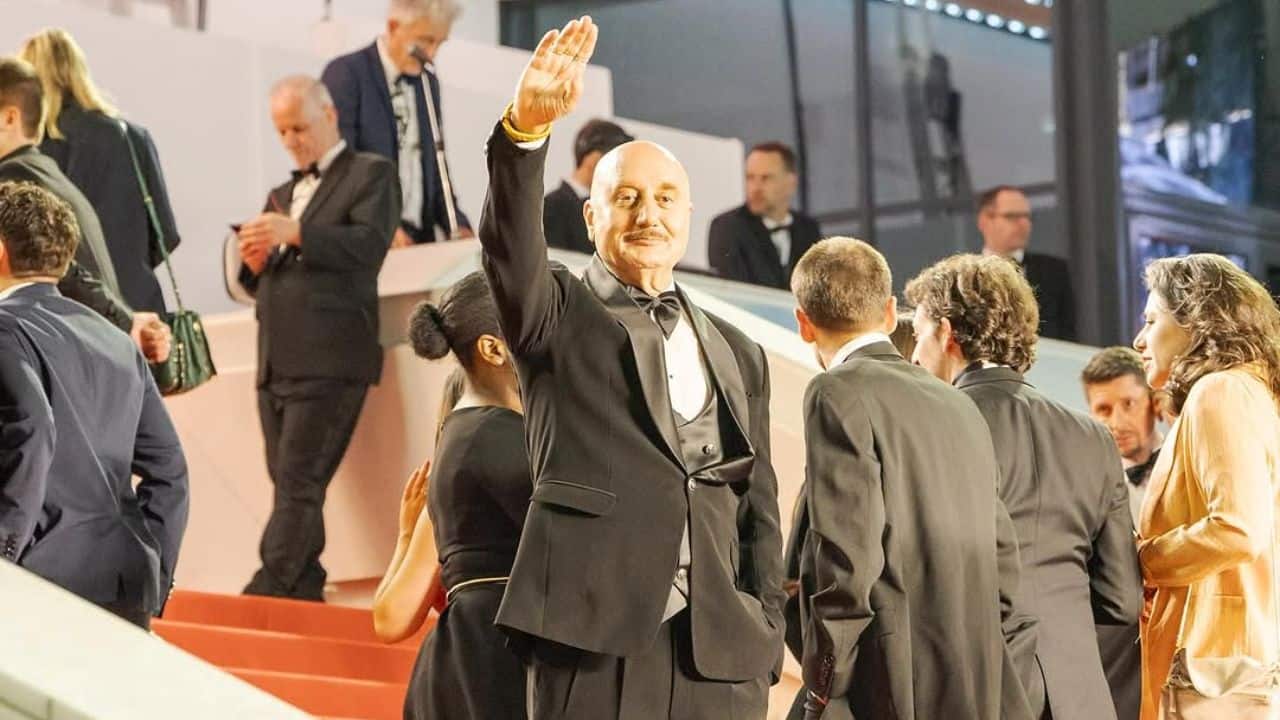 Anupam Kher shares first pics of his red carpet appearance at Cannes 2025