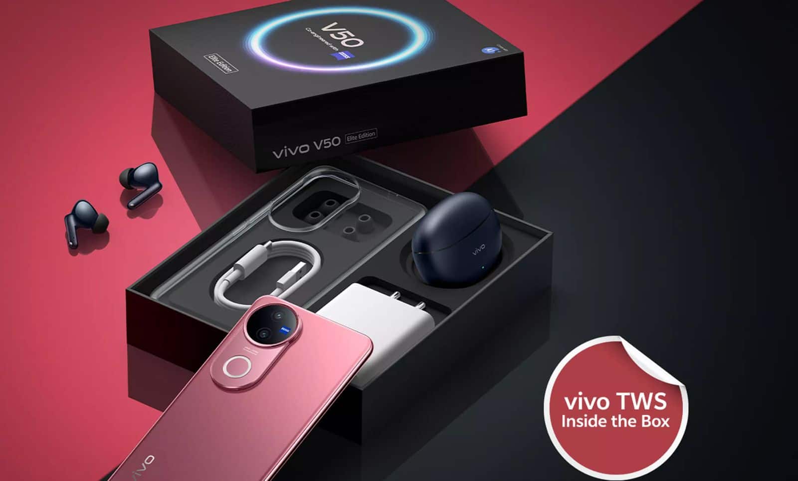 Vivo V50 Elite Edition launched with free TWS earbuds, charger and case in India at Rs 41,999