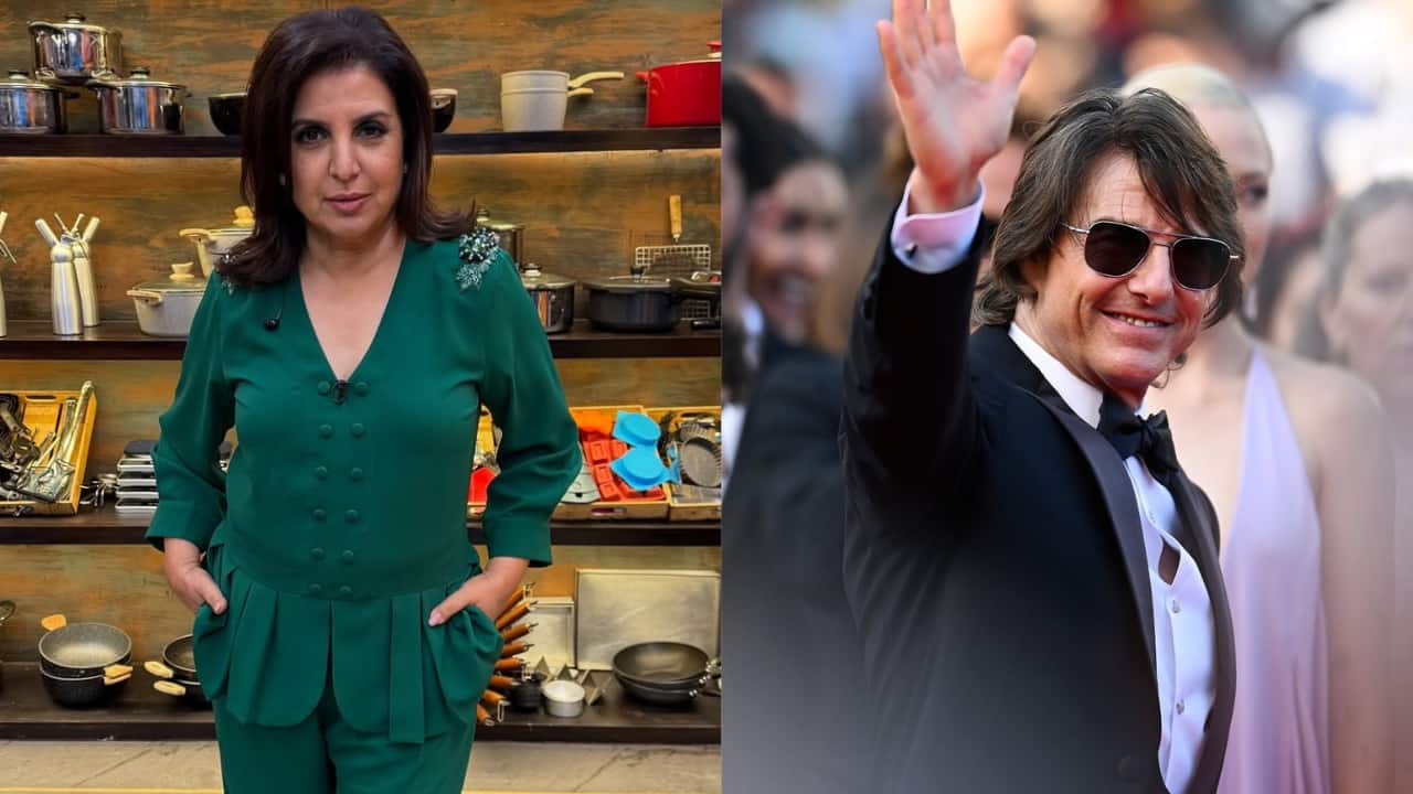 Farah Khan drops a flirty comment as Tom Cruise performs a chair stunt at Cannes 2025, writes, "I want to be that chair TOMMMMMM"