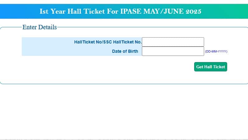 TSBIE Inter Supplementary/Improvement Hall Ticket 2025 Released @ tgbie.cgg.gov.in