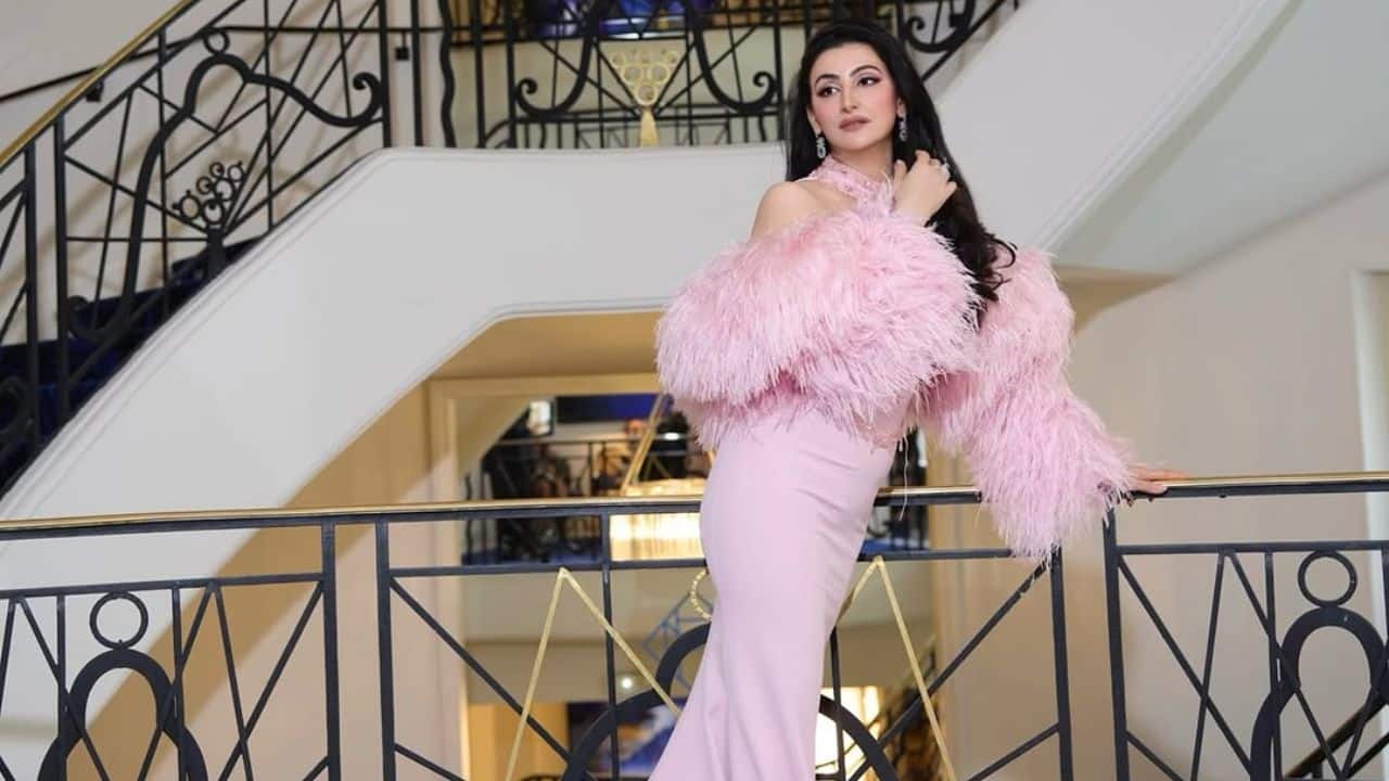 Shalini Passi dazzles in couture feathered pink gown at Cannes 2025, see first pics