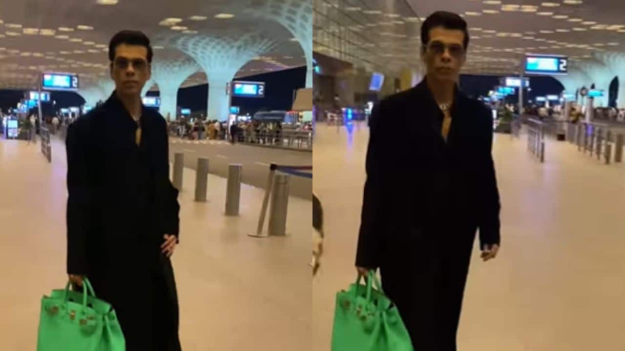 Karan Johar spotted leaving for Cannes 2025, to present latest film Homebound at the film festival