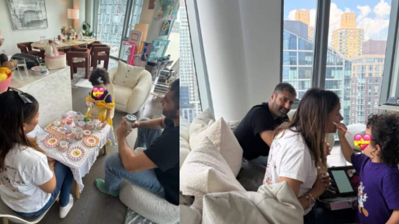 Priyanka Chopra's daughter Malti Marie hosts the sweetest tea party for actress' manager Anjula Acharia and her husband Furhan, see pics