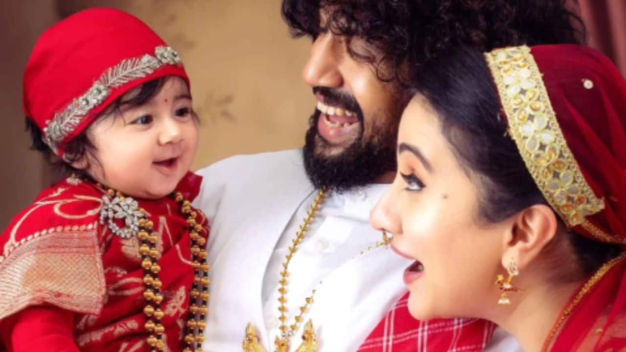 South stars Harshika Poonacha and Bhuvaan introduce daughter with adorable name and exclusive photo