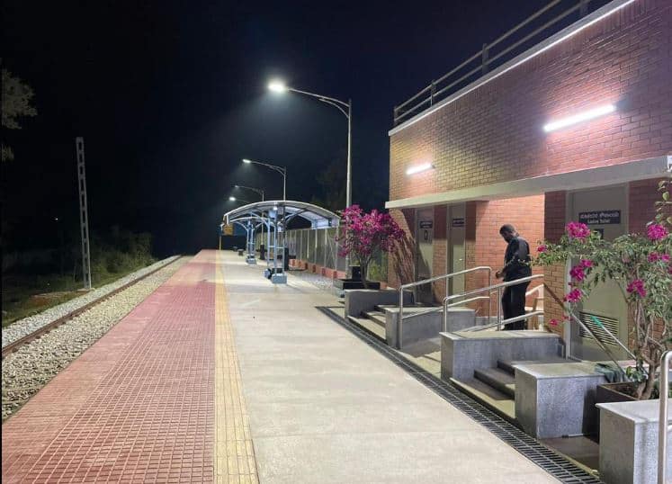 KIA railway station looks deserted; a selfie at empty counter 'works as train ticket'