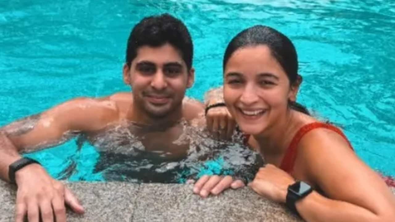 Alia Bhatt shares pool boot camp moment with Shaheen Bhatt’s boyfriend Ishaan Mehra