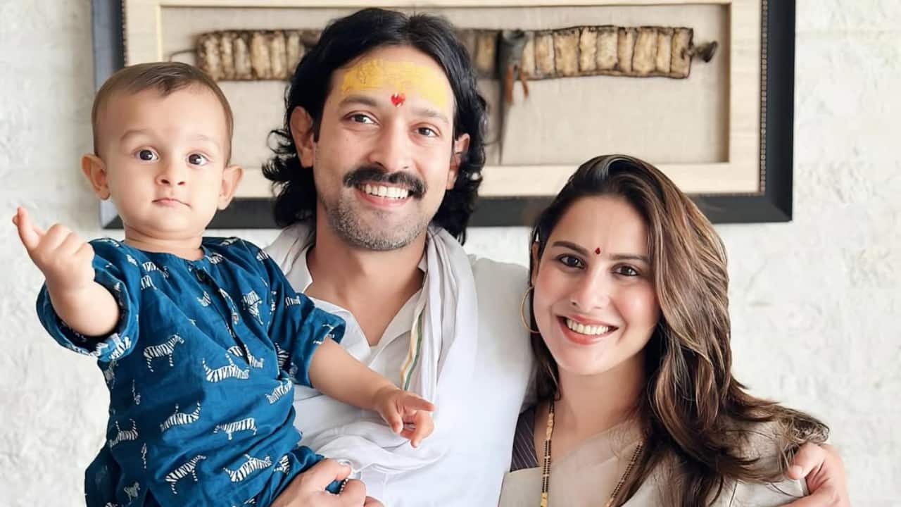 Vikrant Massey shares a family picture with wife Sheetal Thakur and son Vardaan