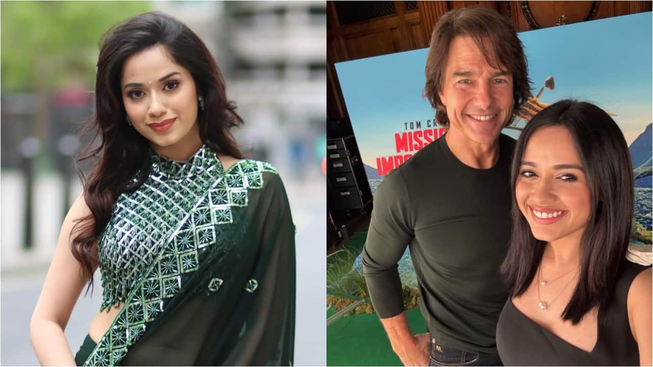 Jannat Zubair dazzles in desi glam at London Premiere of Mission Impossible; meets Tom Cruise