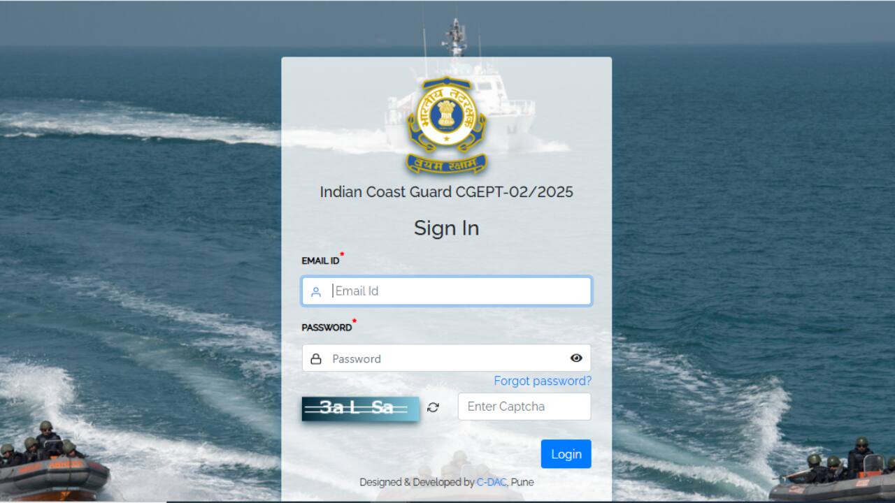 ICG CGEPT-02 Result 2025 Declared @ joinindiancoastguard.cdac.in; direct link here