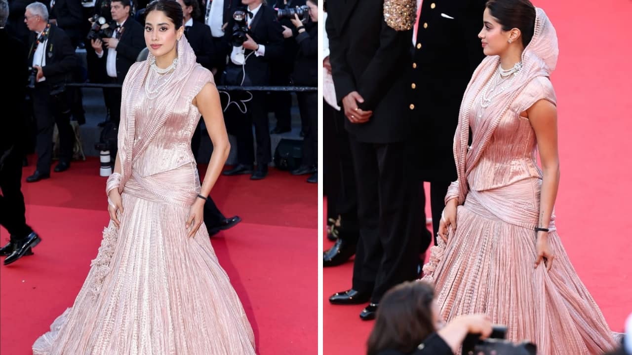 Janhvi Kapoor in Tarun Tahiliani look (Images: @taruntahiliani/Instagram)