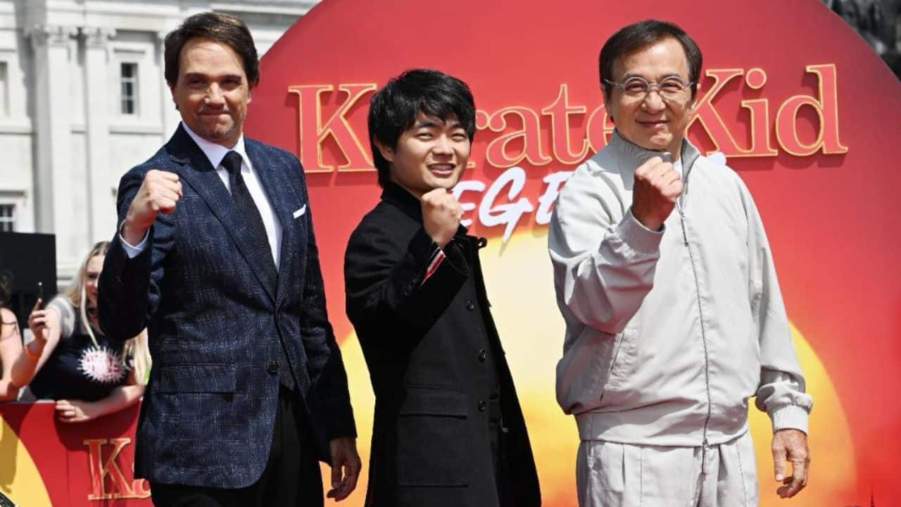 Karate Kid: Legends cast lights up London with star power