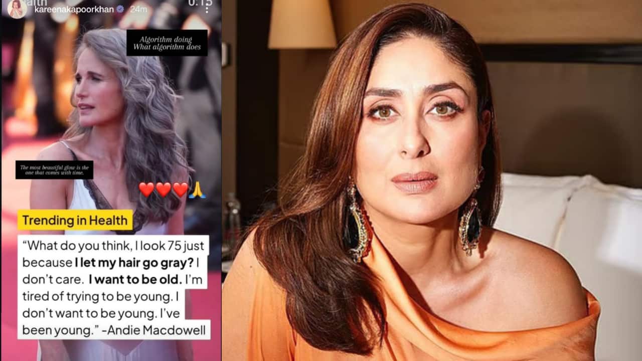 Kareena Kapoor Khan resonates with Andie MacDowell’s powerful quote on aging: I’m tired of looking young