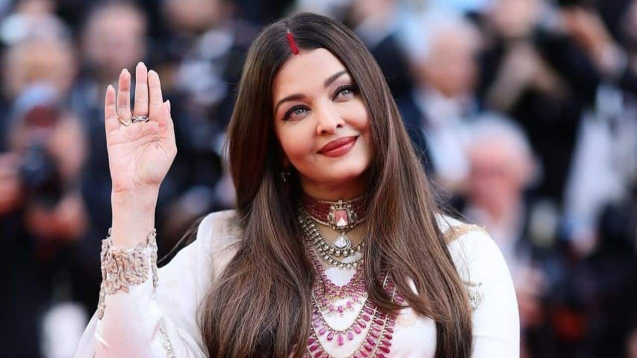Cannes 2025: Aishwarya Rai Bachchan flaunts sindoor, shines in an ivory saree