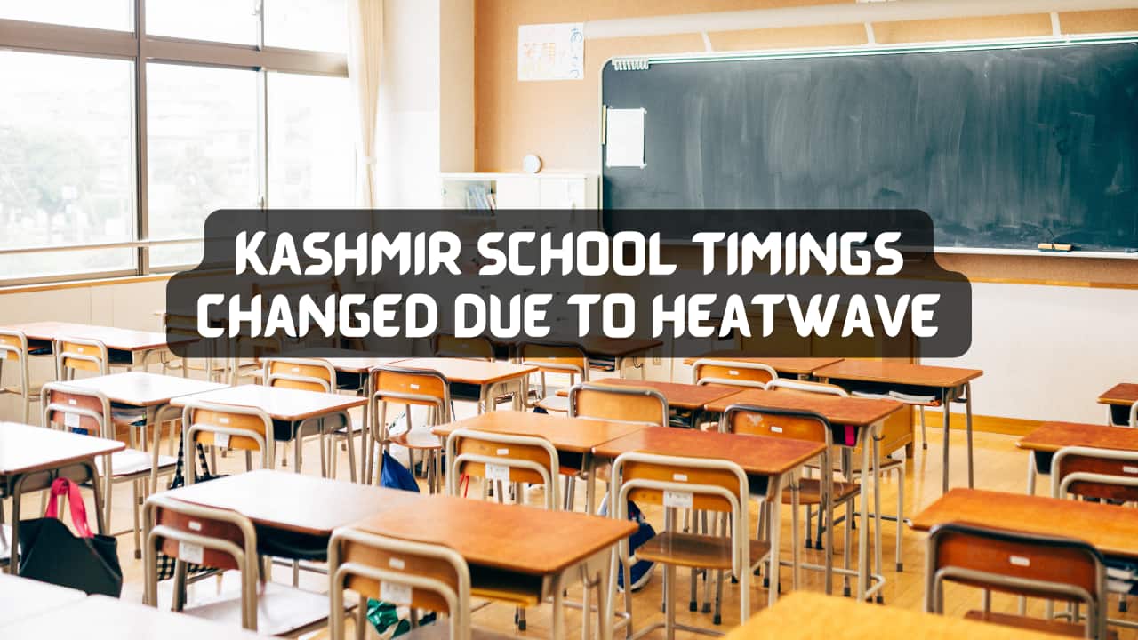 Kashmir schools timing revised amid heatwave, new schedule effective from May 26
