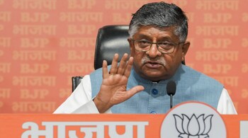 BJP leader and former Union Minister Ravi Shankar Prasad. (File/PTI)