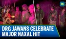 Chhattisgarh Encounter: DRG Jawans Rejoice after eliminating 27 Naxals in Abujhmad Forest