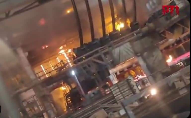 Massive fire at Visakhapatnam Steel Plant’s SMS-2 disrupts production