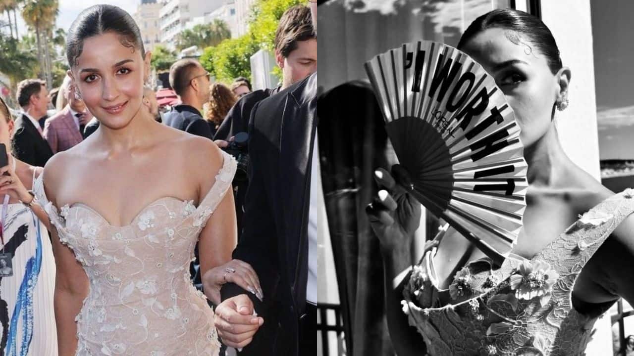 Alia Bhatt stuns in vintage-style pastel gown for her Cannes 2025 debut, see first pic
