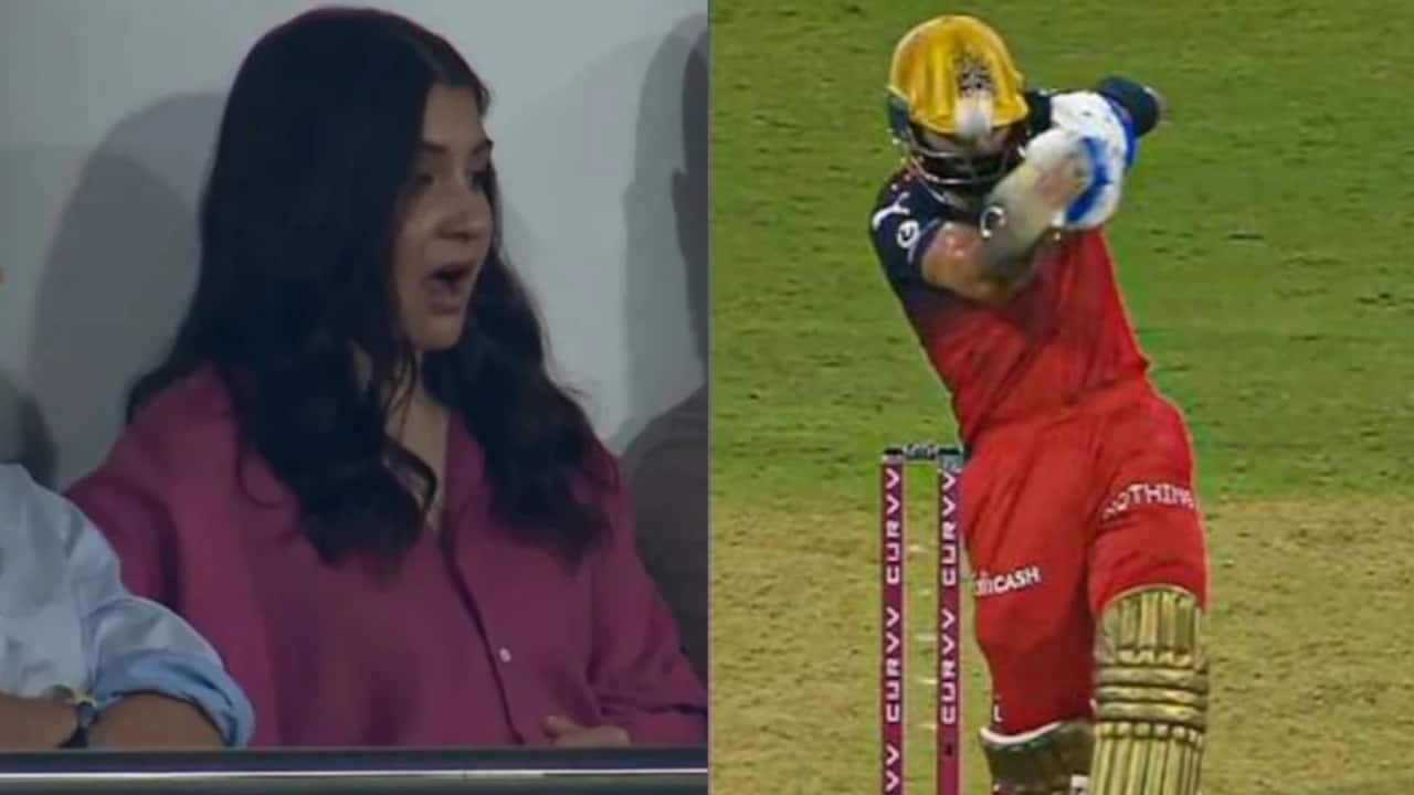 Anushka Sharma 'terrified' after Virat Kohli gets hit on his helmet