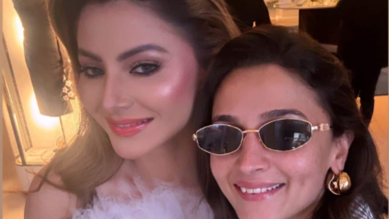Urvashi Rautela shares surprise selfie with Alia Bhatt at Cannes, fans react with humour