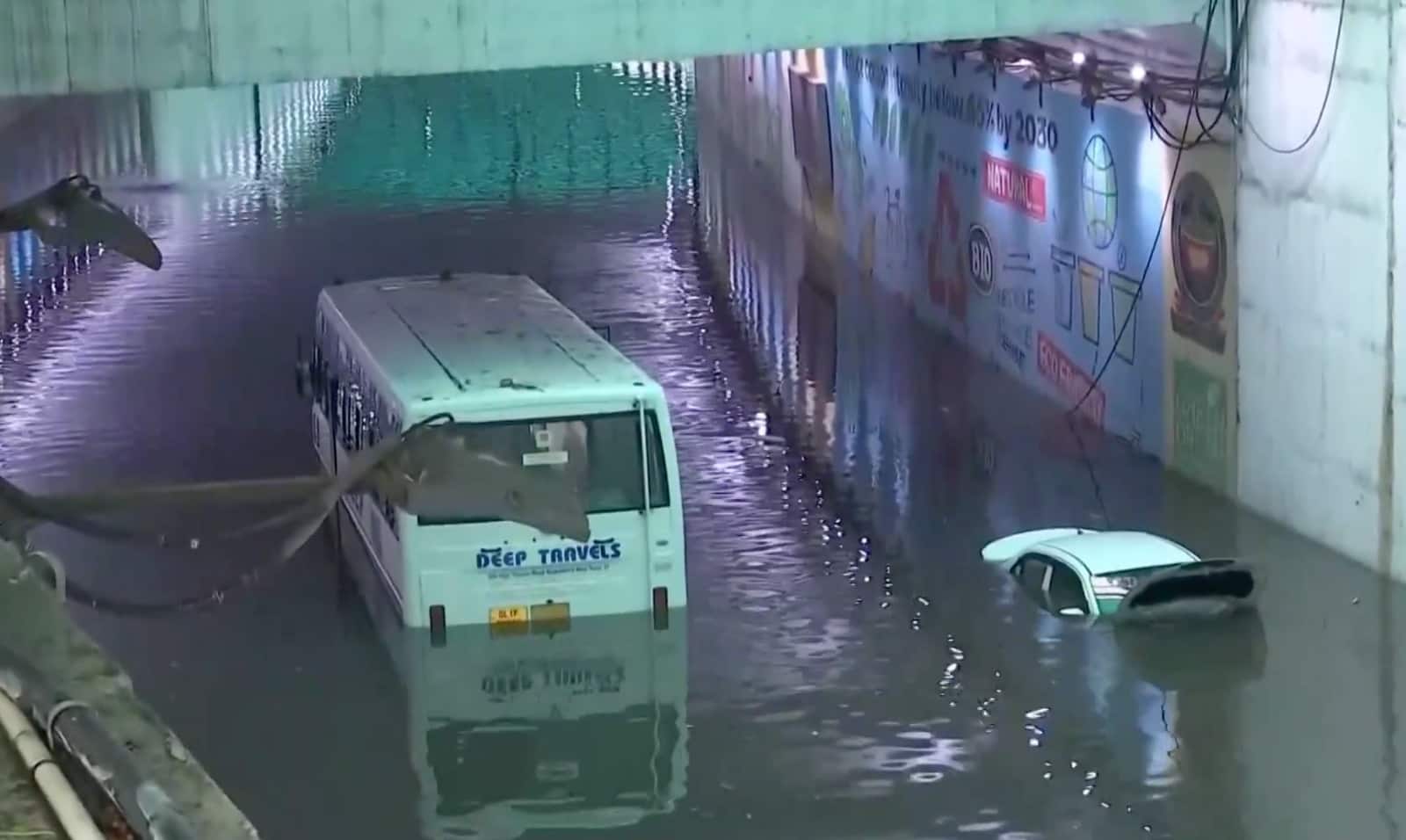 Delhi waterlogged after heavy rains: L-G lauds 'swift action'; AAP calls it 'four-engine' failure