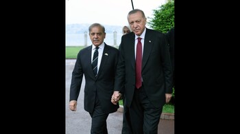 Pakistan Prime Minister Shehbaz Sharif met with Turkish President Recep Tayyip Erdogan in Istanbul
