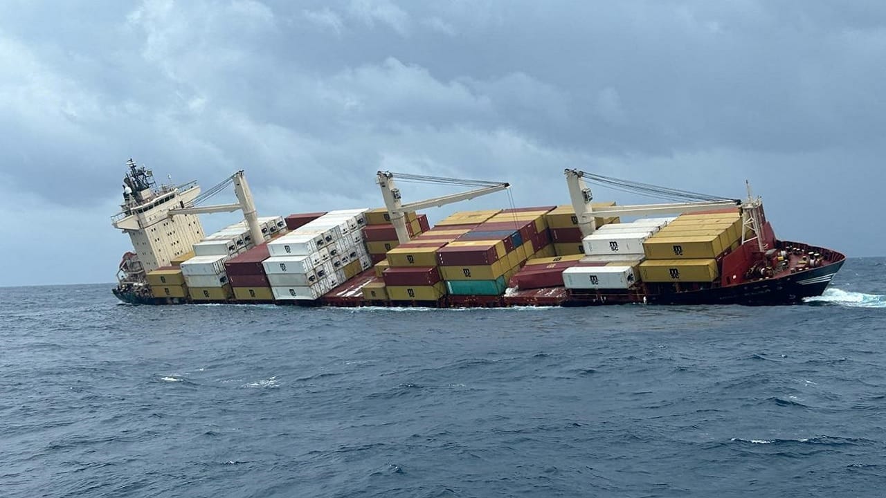 Oil spill spotted after Liberian ship sinks off Kerala's coast