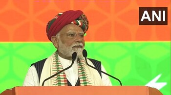 PM Modi addressed a gathering after laying foundation stone and inaugurating multiple development projects in Gujarat's Bhuj.
