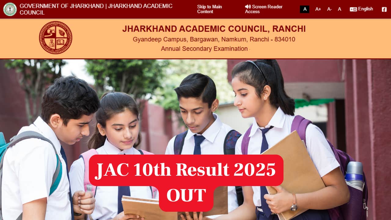 Jharkhand JAC Board 10th Result 2025 Declared at jacresults.com, 91.71% Pass Jharkhand JAC Board 10th Result 2025 Declared at jacresults.com, 91.71% Pass