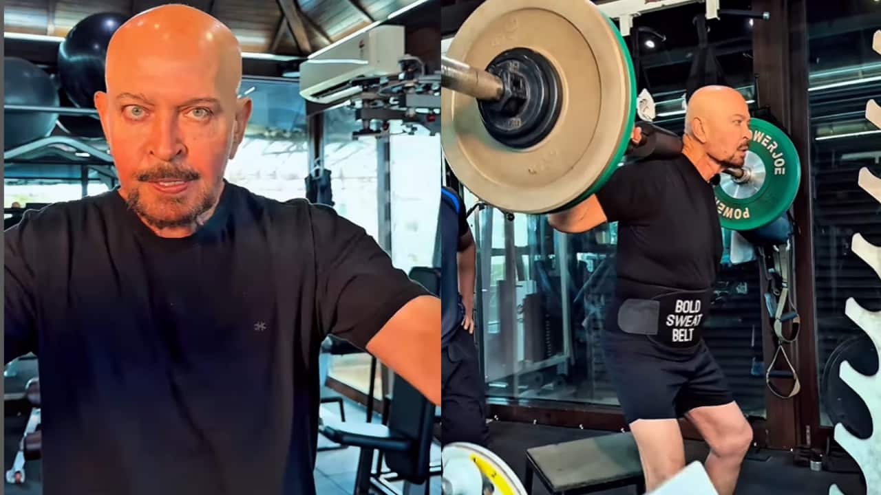 Filmmaker Rakesh Roshan performs intense workout at 75, Hrithik Roshan and Tiger Shroff react