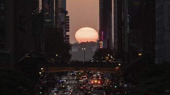 What is Manhattanhenge and when can you see it? (Image: AP)