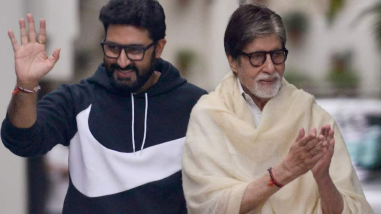 Amitabh Bachchan sends wishes to son Abhishek Bachchan ahead of Housefull 5 release