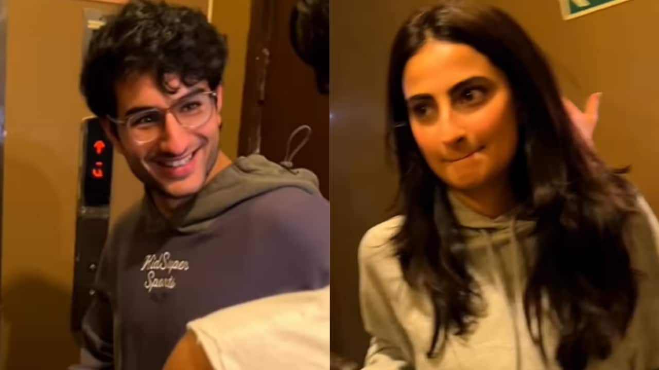 Ibrahim Ali Khan and Palak Tiwari step out for a movie night with Sara Ali Khan amid dating rumors, watch video
