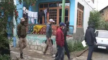 J&K Police conducted raids at multiple locations in Kashmir