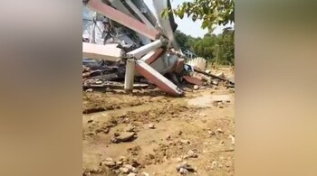 Water tank built for Rs 5.31 crore under Jal Jeevan Mission collapses in UP’s Sitapur