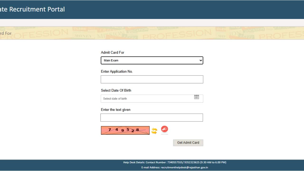 RPSC APO Admit Card Out for Mains Exam on June 1; link to download here