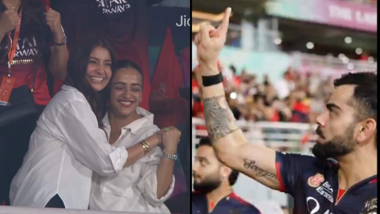 Anushka Sharma and Virat Kohli's sweet moment steals hearts as RCB reaches IPL finale for the first time, watch video