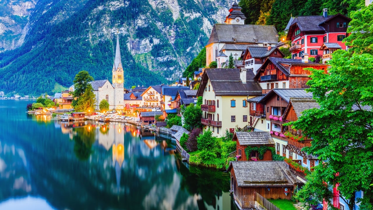 8. Austria (EPI Score: 69.0) Austria scores 69 on the EPI, offering Alpine beauty alongside pure air and water. Its eco-friendly farming and green public transport create an inviting destination for sustainability-minded travelers. (Image: Canva)