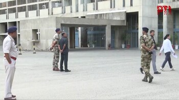 Personnel of the Central Industrial Security Force (CISF) and police were combing the premises, officials said. The alert about the bomb threat was sounded by the Haryana CID