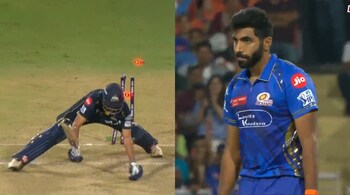 Jasprit Bumrah floors Washington Sundar with perfect yorker