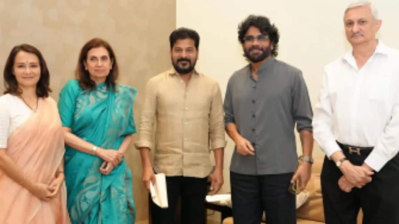 Nagarjuna extends invitation to Telangana CM Revanth Reddy for younger son Akhil Akkineni’s wedding