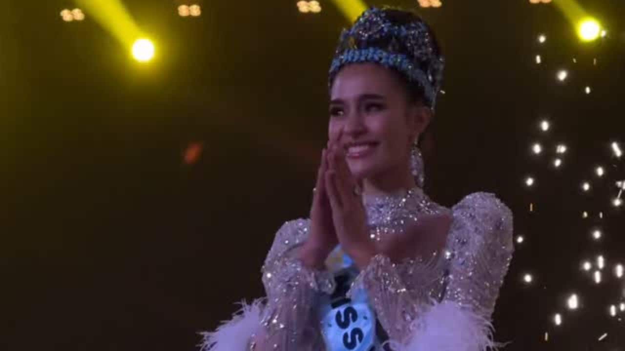 Opal Suchata Chuangsri of Thailand crowned as the Miss World 2025 at grand finale held in Hyderabad