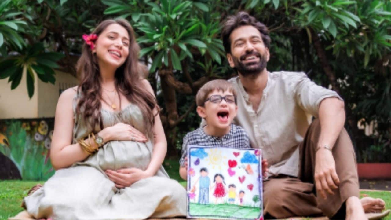 Nakuul Mehta and Jankee Parekh expecting baby no. 2, share sweet post with son Sufi