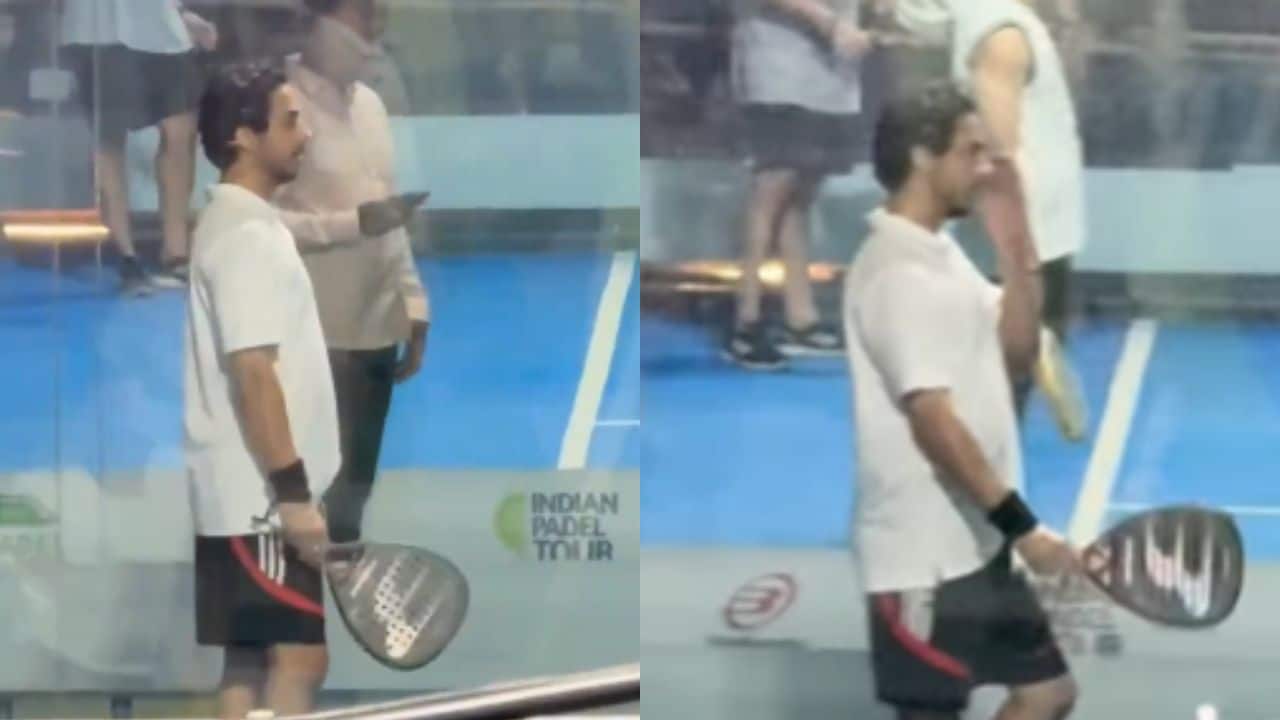 Aryan Khan enjoys a game of paddle tennis with friends amidst much-awaited directorial debut, watch video