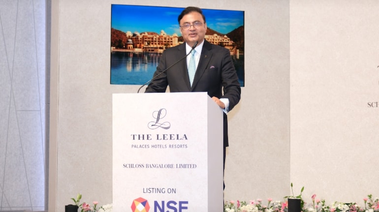 Leela Hotels IPO listing ceremony at NSE